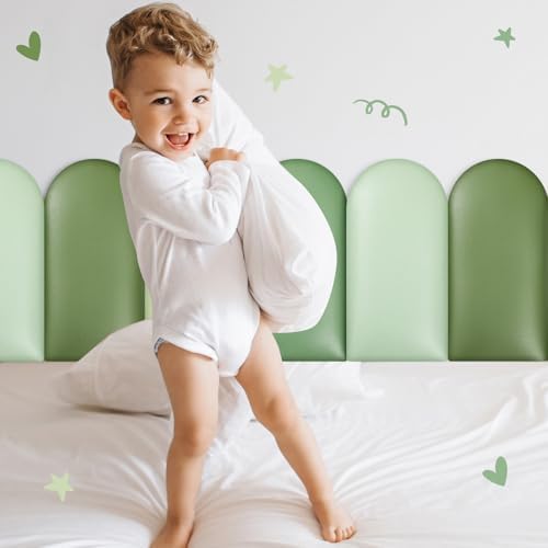 Jetec 4 Pcs Kids Wall Padding Panels, 1.18 Inch Thick Foam Wall Protector - Image 6
