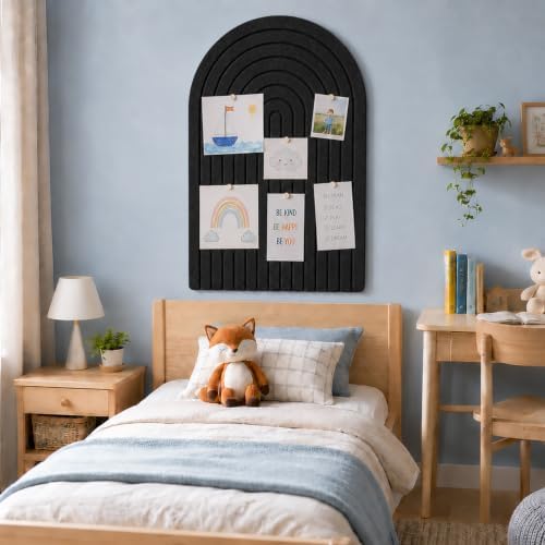 Large Arched Felt Bulletin Board, Sized 36" x 24" - Image 6