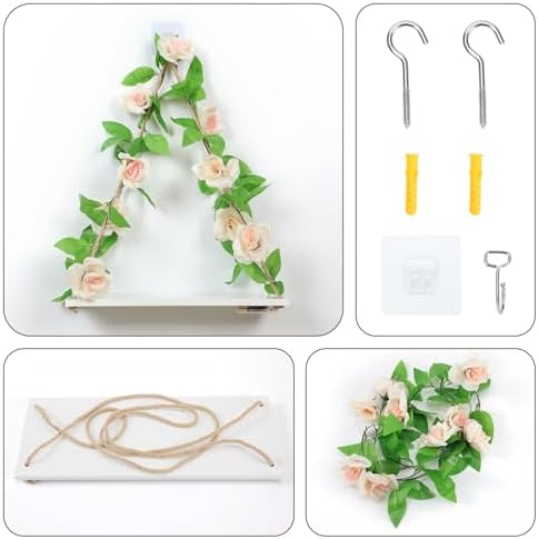 Floating Shelves for Wall, Hanging Shelves, Room Decor, Wall Decor, Boho Decor - Image 5