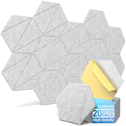 Self-Adhesive Acoustic Panels High Density Sound Proof Foam Panels by Unknown