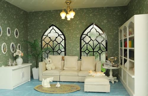 iLAND Dollhouse Wallpaper, 1/12 & 1/6 Scale Accessories, Thick Realistic Touch - Image 6