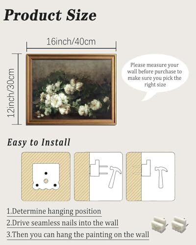 KBKBART Vintage Gold Framed Wall Art - Image 2
