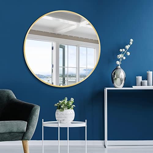Itrue Round Metal Wall Mirror, 30 Inch - Image 4