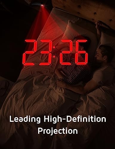 GOLOZA Projection Alarm Clock, Digital Clock - Image 2