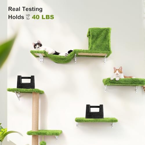 FUKUMARU Cat Wall Shelves, 4 in 1 Set - Image 5