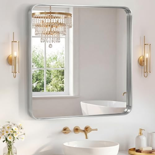Sweetcrispy Bathroom Mirror 36x36 Inch, Vanity Mirror by Sweetcrispy