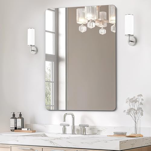 USHOWER Frameless Bathroom Mirror by USHOWER