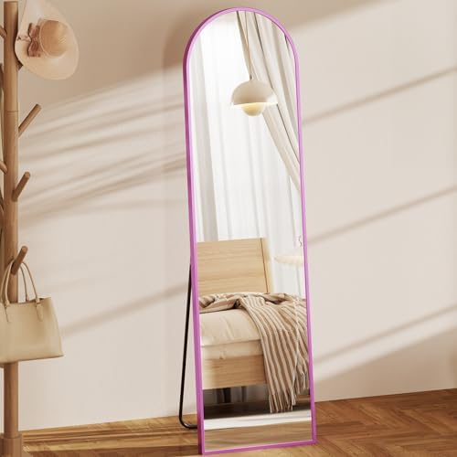 NEWBULIG 59"x16" Arched Full Length Mirror, Full Body Floor Mirror by NEWBULIG