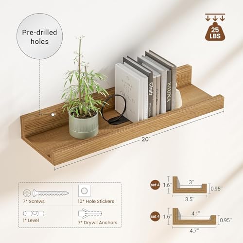 Heimlove 20 Inch Picture Ledge Shelf - Image 2