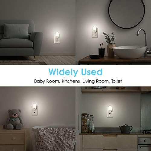 LOHAS Night Lights Plug into Wall, Auto Dusk to Dawn sensor, 0.6W Dimmable LED - Image 4