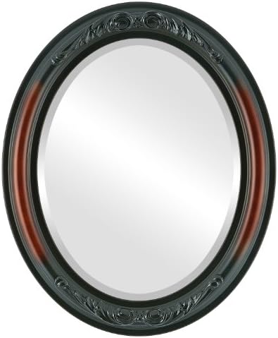 OVALCREST Oval Beveled Wall Mirror by OVALCREST