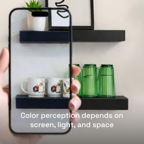 Solid Wood Floating Shelves for Wall 36 Inches Long - Image 7