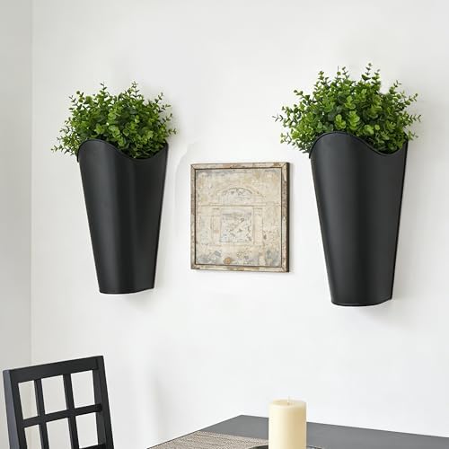 12 Inches Galvanized Wall Planters - Image 6