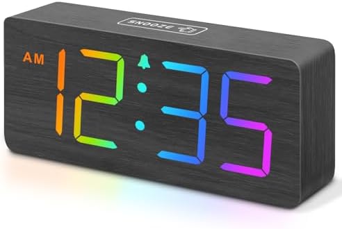 DreamSky Wooden Digital Alarm Clock by DreamSky