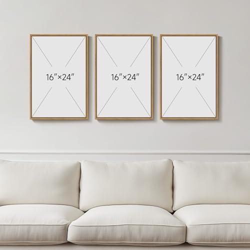 Framed Neutral Beige Abstract Wall Art - Image 3