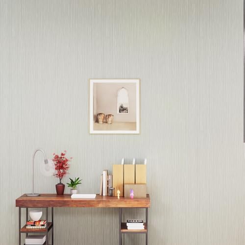 Modern Peel and Stick Wallpaper 17.3" x 197" Self Adhesive Wallpaper Textured - Image 7