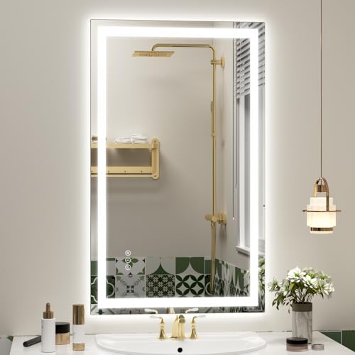 40x24 LED Lighted Bathroom Mirror by ODDSANMirrors