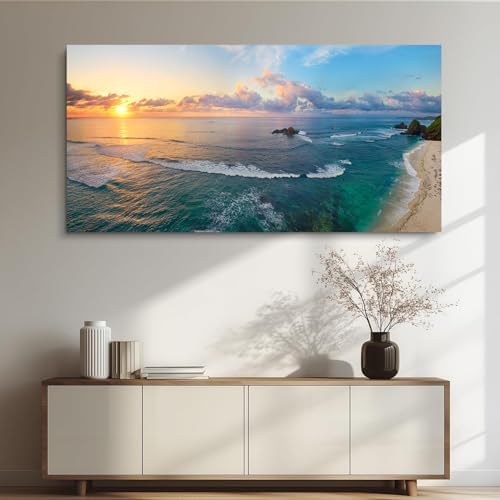 Yxbhhym Large Pictures for Living Room Wall Decor Bedroom Coastal Wall Art - Image 2