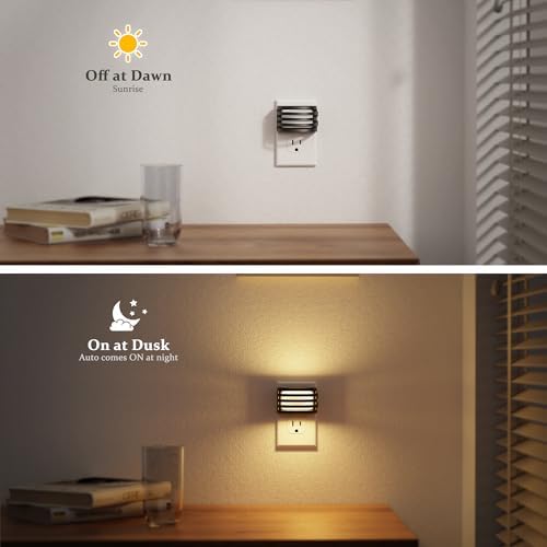 JandCase LED Night Lights Plug into Wall, 2 Pack Night Light - Image 2