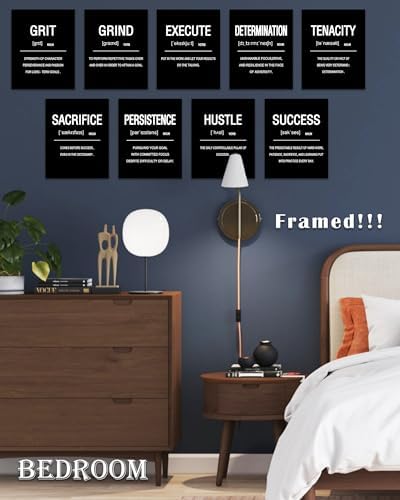 Drsoum Framed Inspirational Office Wall Art Motivational Wall Decor Quotes - Image 6