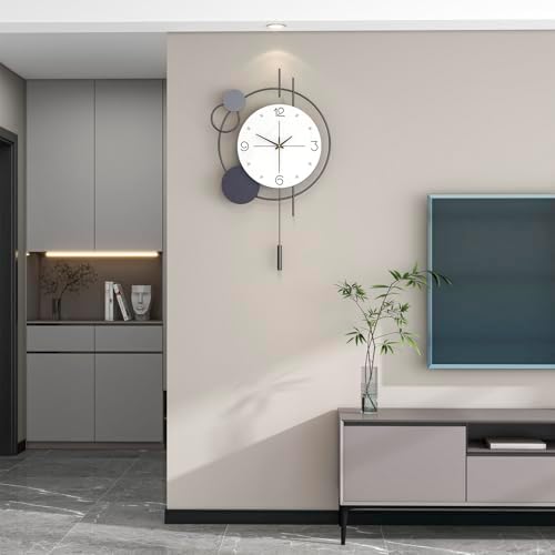 Decorative Modern Wall Clock for Living Room Decor Non Ticking - Image 3