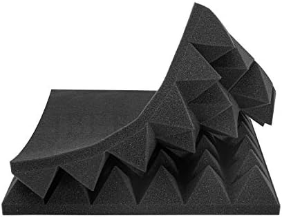 JBER 6 Pack Acoustic Sound Foam Panels, Pyramid Sound Absorbing Panels - Image 6