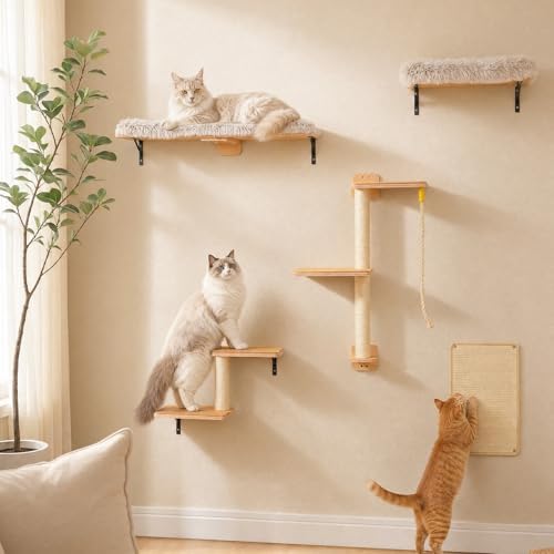 PAWZ Road Cat Wall Shelves, Modern Cat Wall Furniture by PAWZRoad