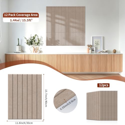 TO-TH Sound Proof Panels Self-Adhesive Sound Deadening Panel 12 Pack - Image 3