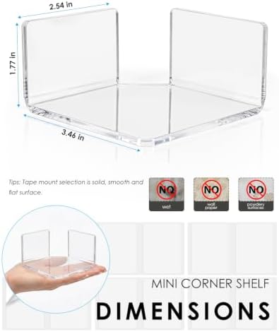 OAPRIRE Small Corner Floating Shelf - Image 2