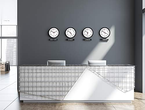 Bernhard Products Black Wall Clocks, 2 Pack Silent Non Ticking 10 Inch Quality - Image 6