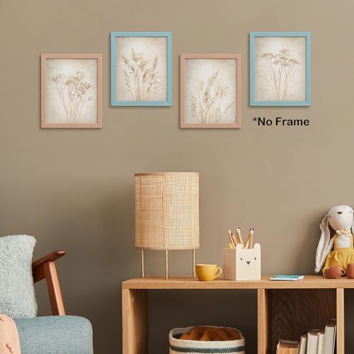 TLESKE Beige Neutral Vintage Fall Botanical Posters Prints Unframed 8x10 Set of - Image 5