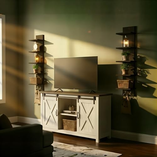 Sorbus 5-Tier Floating Wall Shelf - Image 2