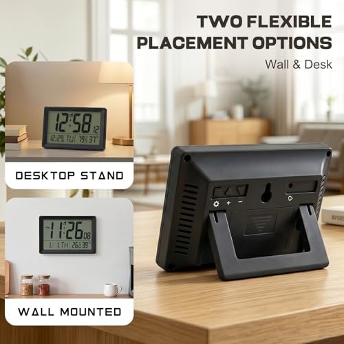 Digital Wall Clock Battery Operated - Image 5