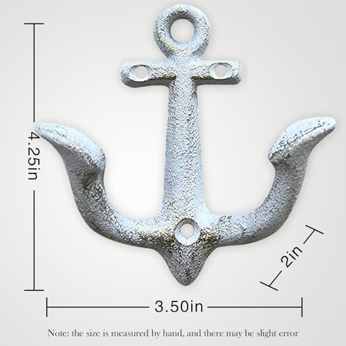 Notakia Decorative Wall Mounted Antique Shabby Chic Metal Home Bathroom Towel - Image 3