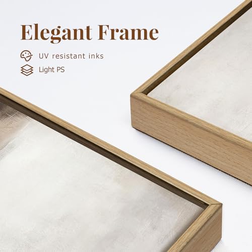 SAFERRYHOME Neutral Abstract Landscape Shapes Wall Art, 3 Panels 24x36 Inch - Image 4