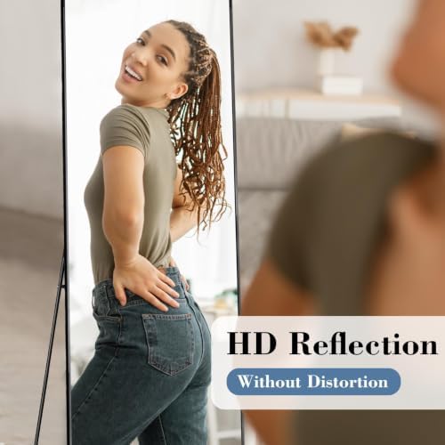 DUMOS 56"x15" Full Length Mirror, Full Body Mirror - Image 3