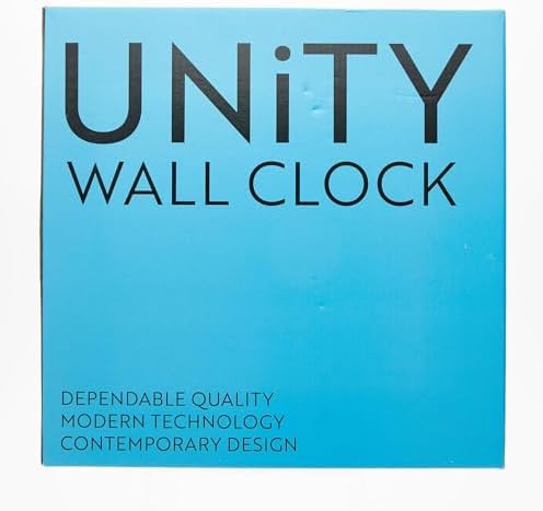 Unity Wall Clock, Silent Sweep, 30cm / 12-inch - Image 4