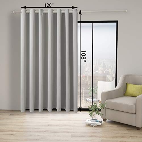 BONZER Room Divider Curtain Total Privacy Wall Extra Wide - Image 4
