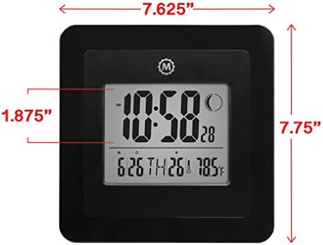 MARATHON Moon Phase Digital Wall Clock - Image 3