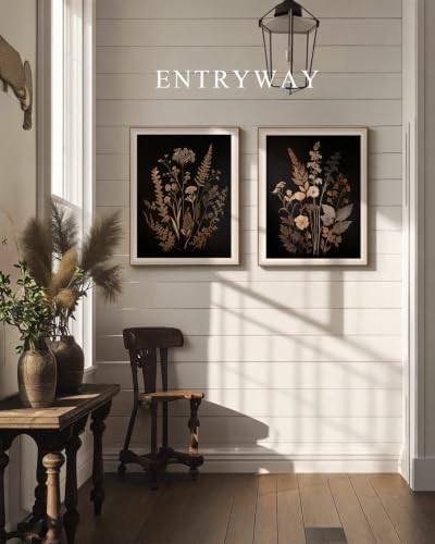 VIYYIEA Framed Rustic Botanical Wall Art Set - Image 3