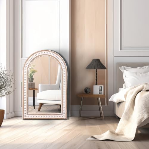 36x24 Inch Arched Wall Mirror, Rustic Farmhouse Arch Mirror - Image 3