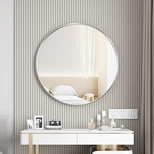 Itrue Round Metal Wall Mirror, 24 Inch by Villacola