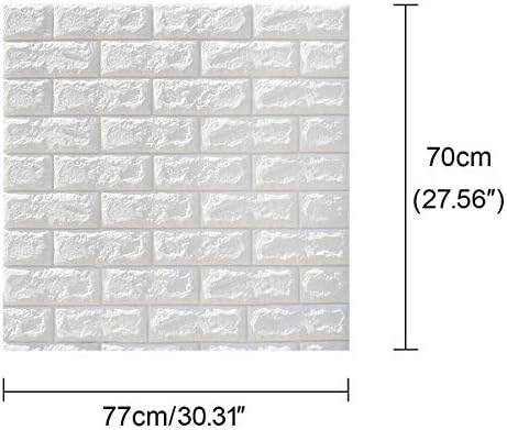 3D Self Adhesive Foam Wall Panels, 10 Tiles Cover 57 sq feet, Peel and Stick - Image 3