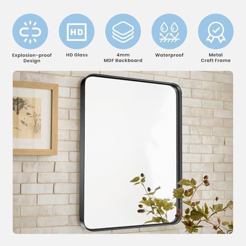 NEWBULIG Bathroom Mirror, Vanity Wall Mirror - Image 4