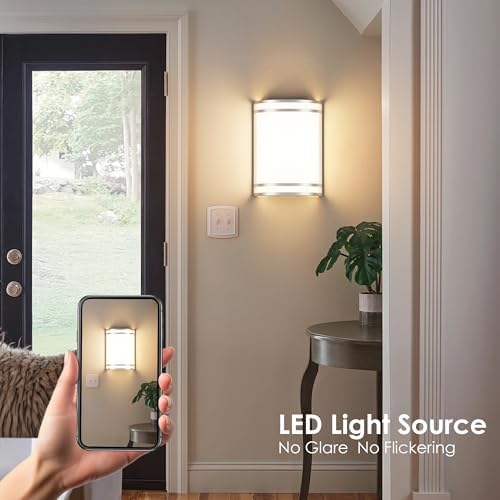 Aipsun Modern Wall Sconces 15W LED Indoor Hardwired Dimmable 3000K 4000K 5000K - Image 6