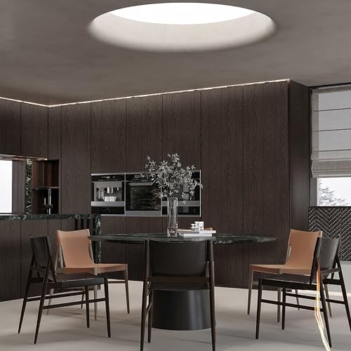 Dimoon Black Wood Wallpaper Wood Contact Paper Thickened Embossed Gray Wood - Image 6