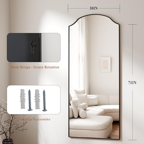BEAUTYPEAK 71"x30" Full Length Mirror - Image 5