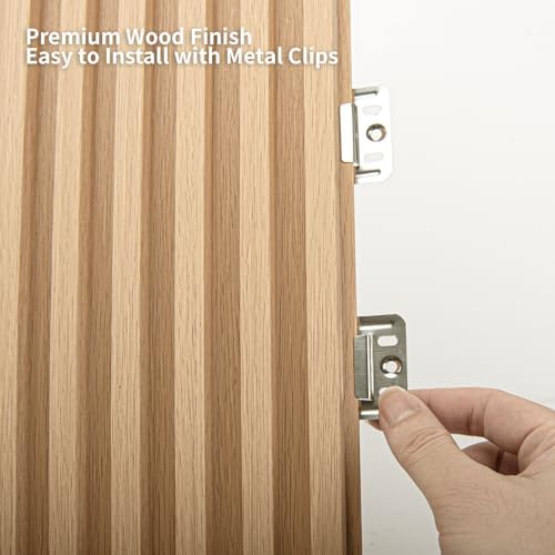 Art3dwallpanels Wood Panels for Wall, 8 Pack Thick Slat Panel - Image 4
