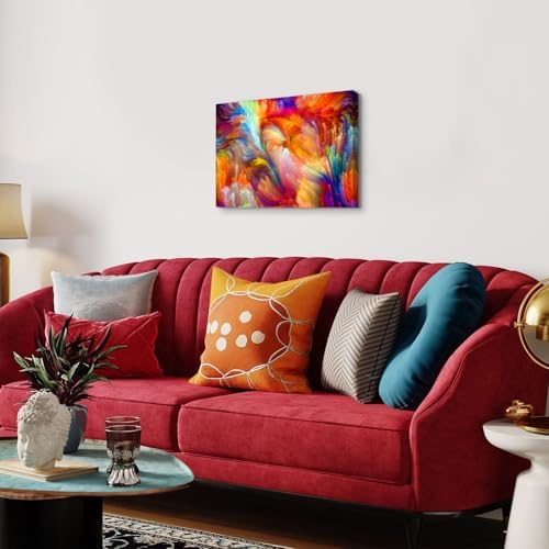 Abstract Colorful Canvas Wall Art Modern Farmhouse Wall Decor 12x16” - Image 3