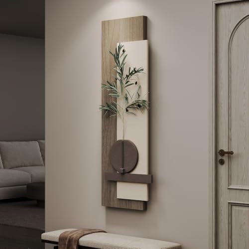 Cuspin Modern 3D Textured Long Narrow Vertical Wall Art - Image 4